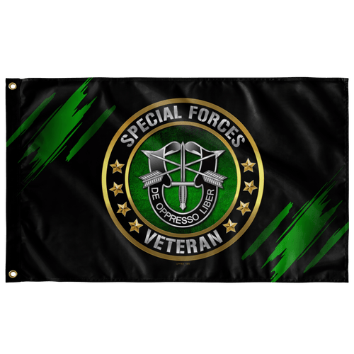 Special Forces Veteran Flag Elite Flags Wall Flag - 36