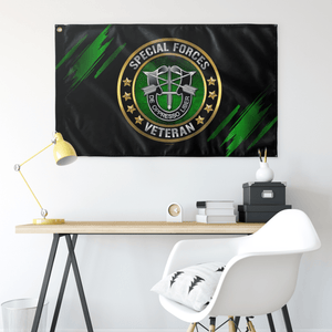 Special Forces Veteran Flag Elite Flags Wall Flag - 36"x60"