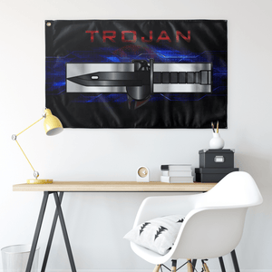 Trojan Expert Soldier Badge Flag Elite Flags Wall Flag - 36"x60"