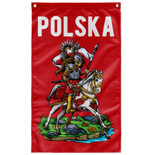 Load image into Gallery viewer, Polish Hussar One Sided Indoor Wall Flag - Wall Flag - 36&quot;x60&quot; - Polish Shirt Store
