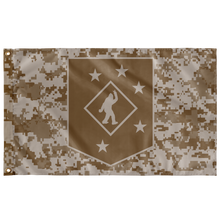 Load image into Gallery viewer, Sassy&#39;s Raiders Digital Arid Single Sided Light Brown Color Wall Flag
