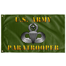 Load image into Gallery viewer, US Army Paratrooper Outdoor Flag Elite Flags Double-sided 36&quot; X 60&quot;
