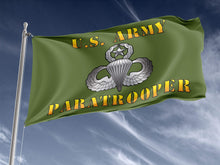 Load image into Gallery viewer, US Army Paratrooper Outdoor Flag Elite Flags Outdoor Flag - 36&quot; X 60&quot;
