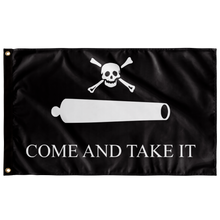 Load image into Gallery viewer, Flag Of Gonzales Pirate Single Sided Black Background Wall Flag
