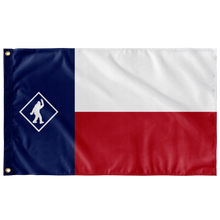 Load image into Gallery viewer, Sassy&#39;s Raiders Tx Single Sided Blue White And Red Color Wall Flag
