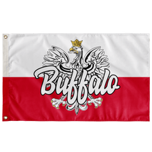 Load image into Gallery viewer, Buffalo NY Polish Flag - Wall Flag - 36&quot;x60&quot; - Polish Shirt Store
