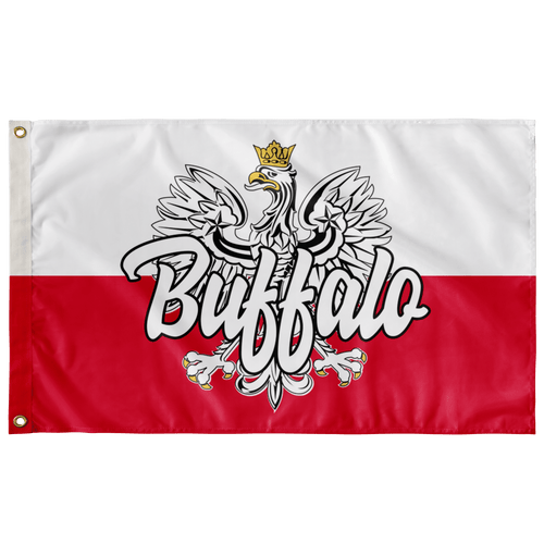 Buffalo NY Polish Flag - Wall Flag - 36